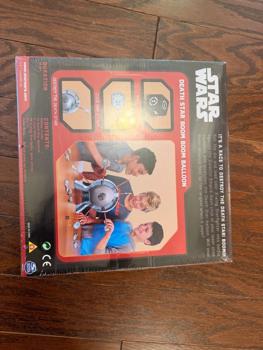 Star Wars Boom Boom Balloon Game - Black, Gray, Red